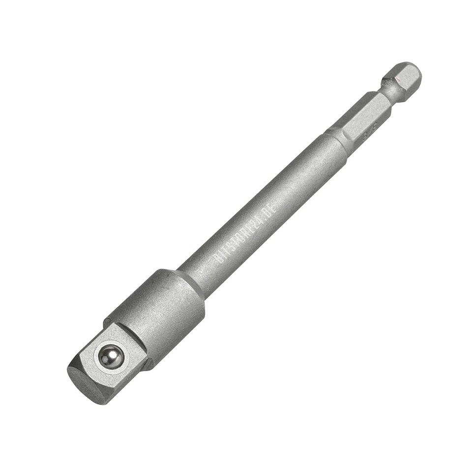 PROJAHN Stecknuss Bit Adapter 100mm Lang 1/4" od. 3/8" Vierkant Kugelarretierung - Bild 1 von 1