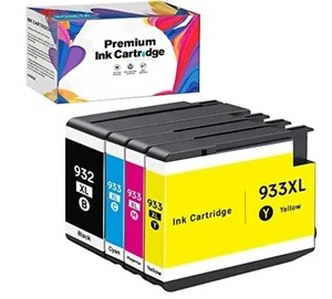 Cartuccia di inchiostro stampante compatibile WIS C2P42AE 932XL 933XL 932 933 XL scatola neraE#2 - Foto 1 di 3