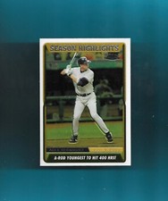 2005 Topps CHROME Update SEASON HIGHLIGHTS # UH219 ALEX RODRIGUEZ NY YANKEES