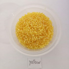400pcs 3mm Yellow Glass Seed Beads Inside Colour Luster 8/0 Aus A2215