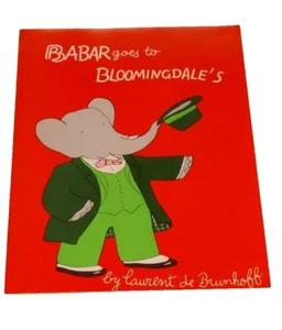 Vintage Babar Goes To Bloomingdale's Laurent de Brunhoff Coloring Book 1962 - Picture 1 of 8