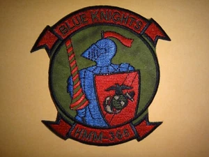 Vietnam War Patch USMC MEDIUM LIFT HELICOPTER Squadron HMM-365 "BLUE KNIGHTS" - Picture 1 of 3