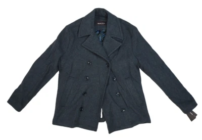 Abrigo Clásico Michael Kors Para Hombres Azul Marino Brezo George Doble Pecho Dickey $300 S Foto 1 de 4