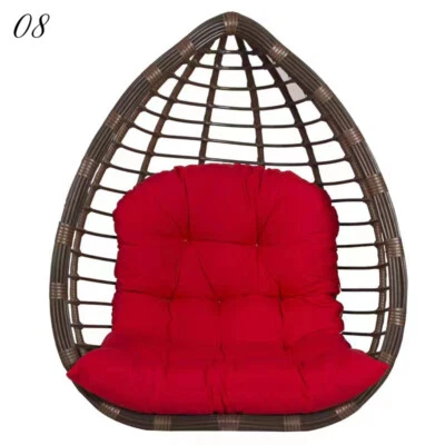 Cubierta de almohadilla para silla de huevo columpio de patio sin relleno cesta colgante funda de cojín sin relleno Foto 1 de 4