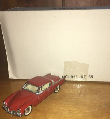 Franklin Mint 1953 Studebaker Commander - Rust Red B11KE15 Original box - 1:43  - Image 1 of 4