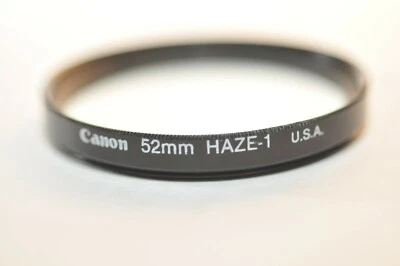 Canon 52mm Haze-1 USA clear filter for Canon Nikon Sigma Tamron Sony lens - Image 1 of 3