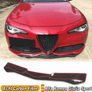 Für Alfa Romeo Giulia 952 2017-20 Carbon Frontlippe Ansatz Front Spoilerschwert - Bild 1 von 11