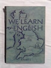 We learn english Part I, Ausgabe A 5. Schuljahr, Fachbuch Schulbuch 1948