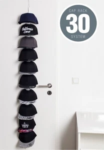 Caprack - Kappenhalter zum Aufhängen von 6 bis 36 Basecaps / Snapback - Bild 1 von 41