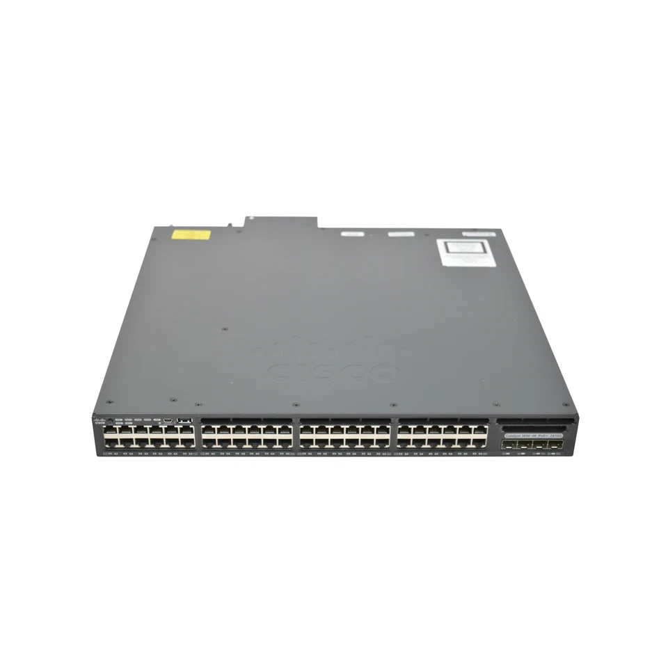 Cisco WS-C3650-48FWD-S 3650 48Port FPoE2x10GUplink w/5 AP licen