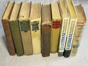 P. G. Wodehouse 9 Vintage Hardback Novels Damsel In Distress, Sally, Archie - Foto 1 di 24