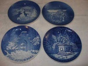 B&G BING AND GRONDAHL CHRISTMAS PLATES COLLECTION LOT 4 PLATES NEW CONDITION - Picture 1 of 16
