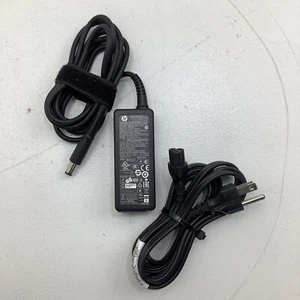 Genuine HP 854054-003 Charger Adapter 741727-001 HSTNN-DA40 w/ Power Cord - Picture 1 of 5