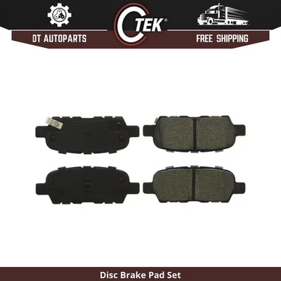 Para 2013 INFINITI FX37 | Pastilhas de freio a disco traseiras centrais | Cerâmica - Imagem 1 de 4