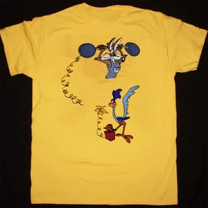 Camiseta amarilla 1997 Coyote Road Runner talla S-5XL SG2159 - Imagen 1 de 3