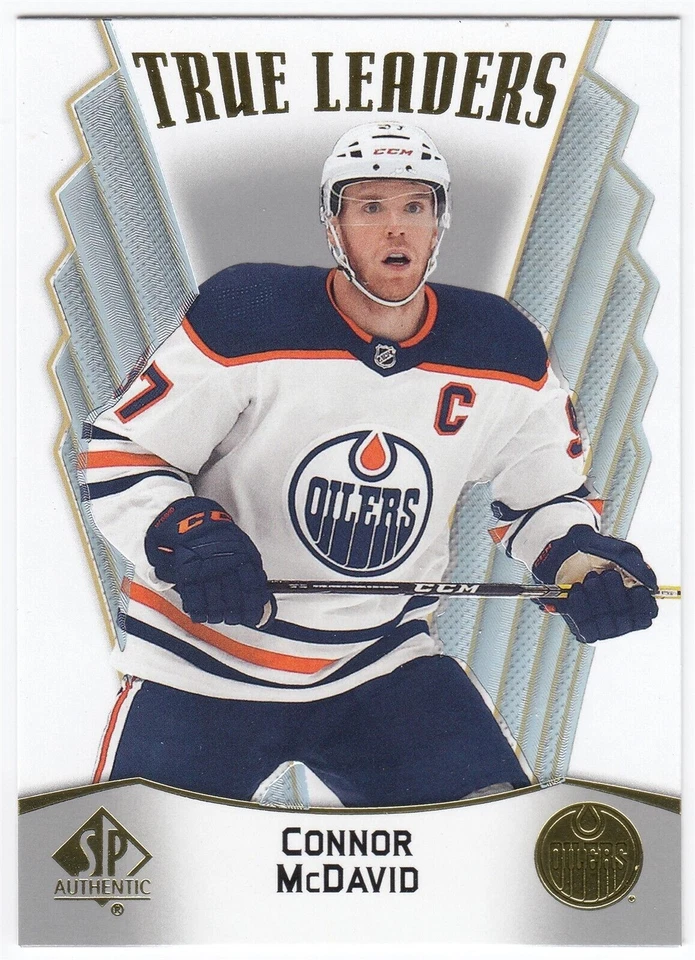 2021-22 UD SP Authentic True Leaders CONNOR McDAVID #TL-1 Oilers - Image 1 of 1