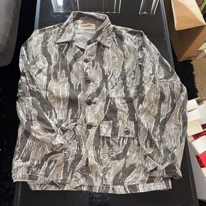 Camisa de Caza Vintage Ranger Para Hombres Talla M Pato Camuflada Botón 3 Bolsillos Hecha en EE. UU. - Imagen 1 de 4