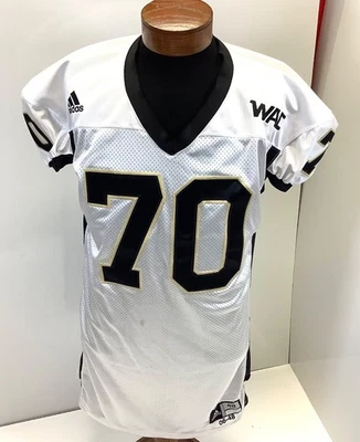 Vtg Adidas White WAC Football Practice Jersey Men’s 48 Sz XL Idaho #70 - Image 1 of 4