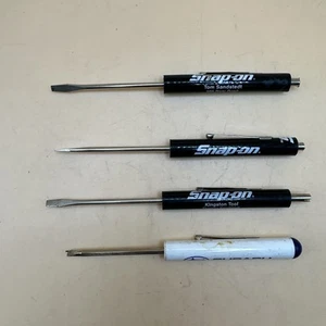 4 Advertising Screwdrivers 3 Snap On 1 Subaru Flathead - Picture 1 of 5