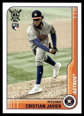 2021 Topps Big League Cristian Javier Houston Astros #112 - Image 1 of 2