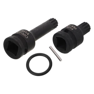  2pcs Spline Socket: Brake Caliper Removal Tool - Square Socket Adapter - Brake - Bild 1 von 12