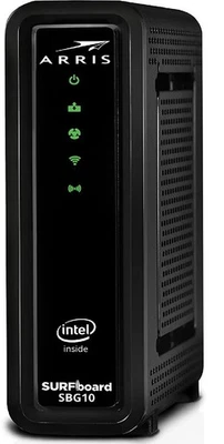 Cable módem ARRIS SURFboard SBG10 DOCSIS 3.0 16 x 4 Gigabit y AC1600 Wi-Fi... Foto 1 de 4