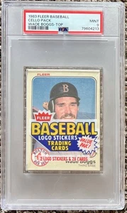 Paquete de violonchelo Wade Boggs Rookie Fleer 1983 de béisbol sin abrir PSA 9 como nuevo - Imagen 1 de 2
