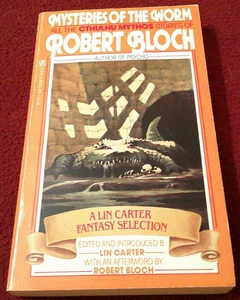 Mysteries of the Worm by Robert Bloch (1981, pb) first Cthulhu mythos horror - Imagen 1 de 3