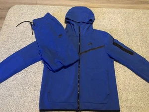 Nike Tech Fleece Trainingsanzug Set - Blau - Herren Medium - Top Zustand - Bild 1 von 16