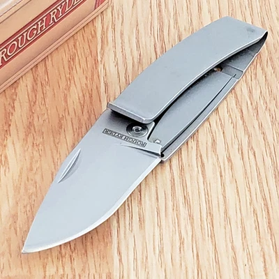 Rough Ryder Frame Folding Knife 2.13" Stainless Steel Blade Stainless Handle