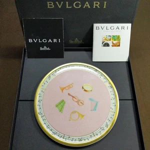BVLGARI Konzert Kuchenständer Platte Trompete Tamburinform Flöte Violine Horn Harfe - Bild 1 von 14