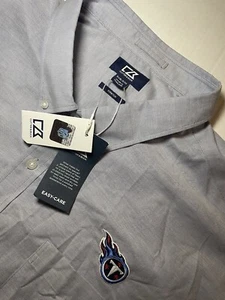Tennessee Titans Cutter And Buck Oxford Button Down Shirt Size 5XB - Picture 1 of 7