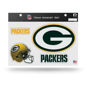 NEW - RICO Industries NFL Die Cut Team Magnet Set Sheet GREEN BAY PACKERS LOVE - Picture 1 of 1
