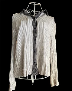 Marks & Spencer Blouse Women Small Limited Edition Button up Size 8 - Picture 1 of 9