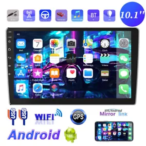 10.1Zoll Doppel 2 DIN Android 13 Autoradio Mit GPS Navigation WiFi Bluetooth USB - Bild 1 von 13
