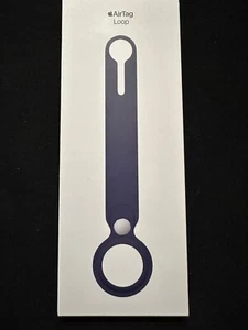 Apple Airtag Leather Loop - Deep Navy * Genuine BNIB - Picture 1 of 4