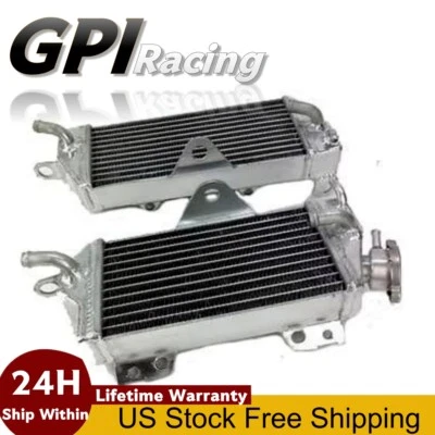 Radiador para Kawasaki KX125 y KX250 L&R 1990-1993 1991 1992 Foto 1 de 4