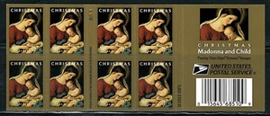 Mint US Madonna and Child Booklet Pane of 20 Forever Stamp Scott# 5940 (MNH) - Picture 1 of 2