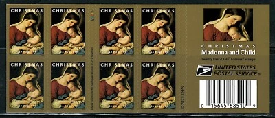 Mint US Madonna and Child Booklet Pane of 20 Forever Stamp Scott# 5940 (MNH) - Image 1 of 2