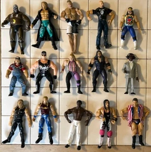 Vintage Jakks Pacific WWE UFC WRESTLING Figures 1990’s - 2000’s Lot of 15 - Picture 1 of 8