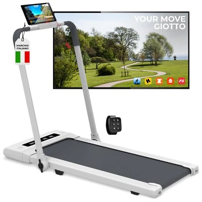 YM ArtGo GIOTTO Tapis Roulant Elettrico Pieghevole, 11 cm Spessore BIANCO - Immagine 1 di 4