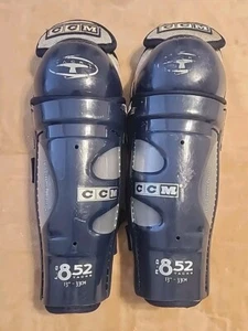 CCM Tacks 852 Shin Guards (pads) Junior Size 13" 33cm hockey - Picture 1 of 7