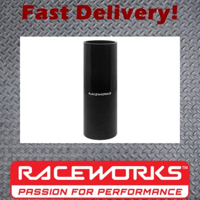 Raceworks Silicon Hose Straight 4.00Inch (102mm) X 90mm Black - image 1 of 3