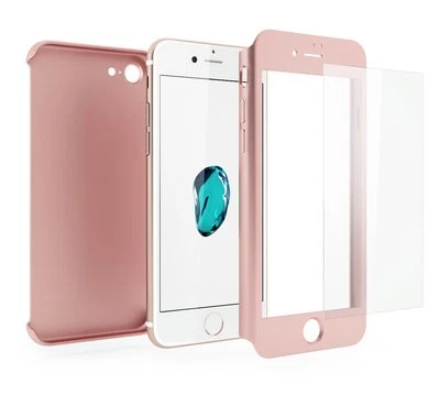 Custodia Cover + Vetro Temperato Protezione 360 per IPHONE 6 7 8 X XR XS Max 11 - Immagine 1 di 4