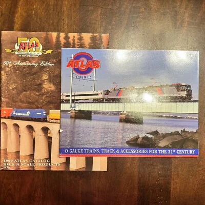 1999 Atlas Model Railroad Catalogs 50th Anniversary Edition - Image 1 of 3