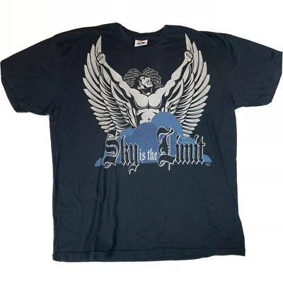 Impresionante Camiseta Para Hombre XL The Sky Is The Limit Puntada Única De Colección Limpia Foto 1 de 4