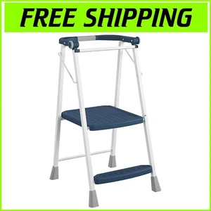 Lightweight and Compact Folding Step Stool for Kitchen Use - 225 lbs Capacity - Picture 1 of 8