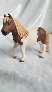 SCHLEICH 2016 FARM WORLD SHETLANS PONY MARE EXCELLENT CONDITION SEE PICTURES - Picture 1 of 7