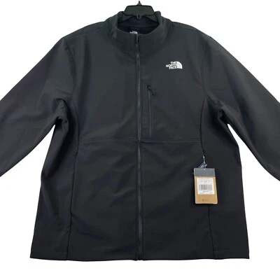 NWT The North Face Jacket Men Sz 2X Black Apex Bionic 3 Windwall Softshell Coat - Image 1 of 4