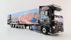 WSI 01-4119 Renault T High 4x2 Truck Reefer Trailer 3 Axle - Staf - Scale 1:50 - Picture 1 of 6